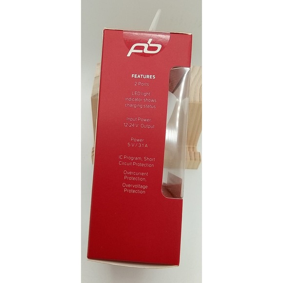 Packard Bell Autofuze Car Charger Dual 3.1A/Type-C + USB - Picture 4 of 4